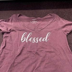 Torrid, “blessed” T-shirt